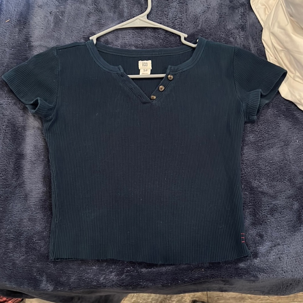 Urban Outfitters BDG ribbed v neck top